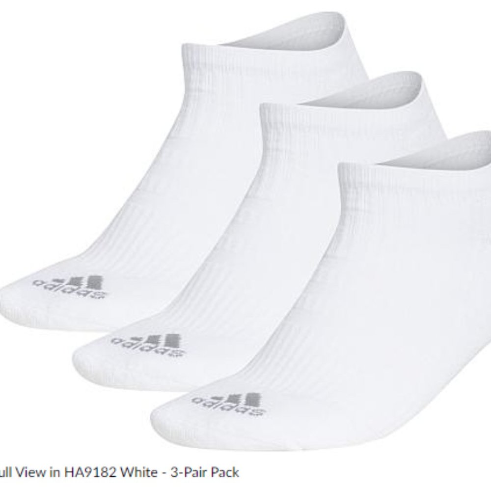 Women's Comfort Low Cut Golf Socks - 3-Pair Packs NWT  White ( 8 packs of 3)
